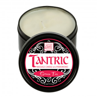 Массажная свеча с ароматом зеленого чая Tantric Soy Green Tea, California Exotic Novelties