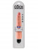 Телесный вибратор-реалистик 9" Vibrating Stiffy - 27,9 см., Pipedream