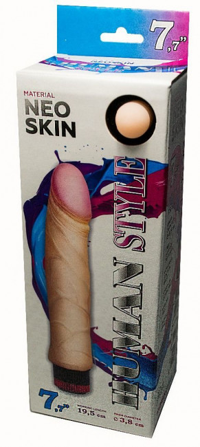 Вибромассажёр HUMAN STYLE 7,7" без мошонки - 19,5 см., LOVETOY (А-Полимер) Вибромассажёр HUMAN STYLE 7,7" без мошонки - 19,5 см., LOVETOY (А-Полимер)