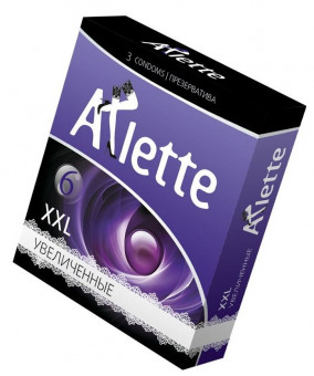Презервативы Arlette XXL увеличенного размера - 3 шт., Arlette