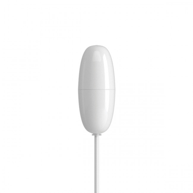 Белое виброяйцо с проводом USB, Pipedream