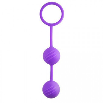 Фиолетовые вагинальные шарики Kegel Ball, Lovetoy