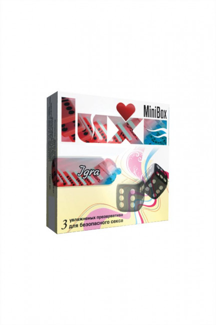 Презервативы Luxe Mini Box Игра - 1 блок (24 уп. по 3 шт. в каждой), Luxe
