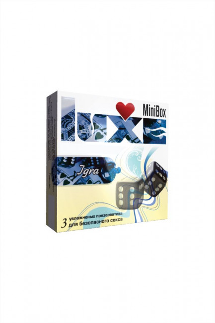 Презервативы Luxe Mini Box Игра - 1 блок (24 уп. по 3 шт. в каждой), Luxe