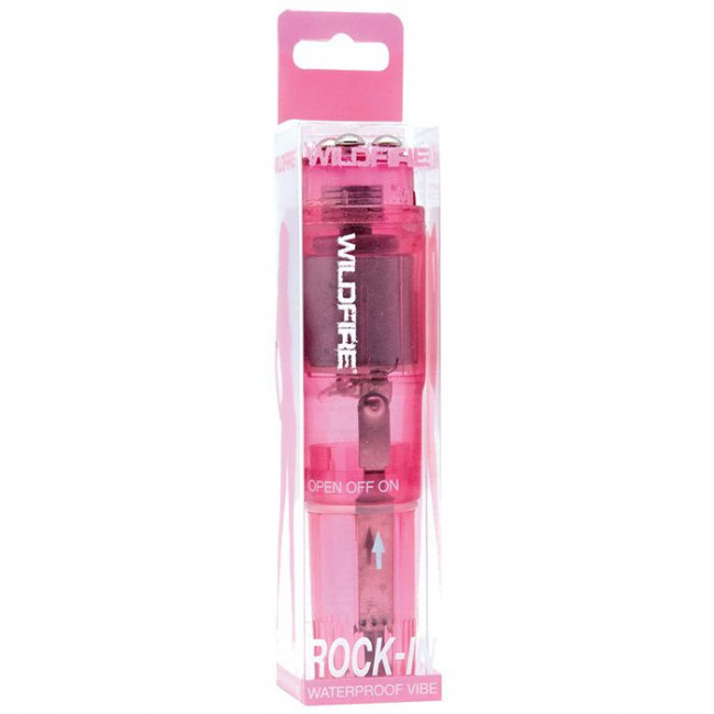 Розовая водонепроницаемая виброракета Wildfire Rock-In Waterproof Massager, Topco Sales