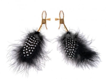 Зажимы на соски с пёрышками Feather Nipple Clamps, Pipedream