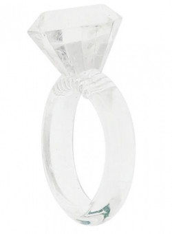 Эрекционное кольцо в виде колечка SILICON DIAMOND COCKRING, Seven Creations