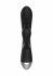 Чёрный вибратор E-Stimulation Rabbit Vibrator с электростимуляцией - 19 см., Shots Media BV