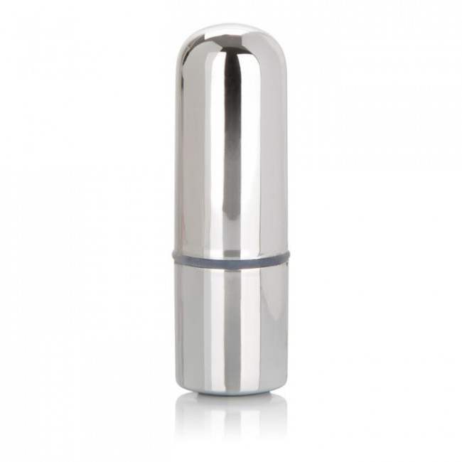 Серебристая перезаряжаемая вибропуля Rechargeable Mini Bullet, California Exotic Novelties Серебристая перезаряжаемая вибропуля Rechargeable Mini Bullet, California Exotic Novelties