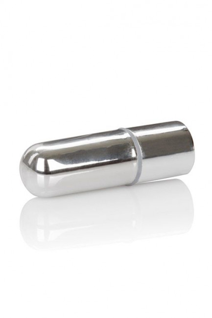 Серебристая перезаряжаемая вибропуля Rechargeable Mini Bullet, California Exotic Novelties Серебристая перезаряжаемая вибропуля Rechargeable Mini Bullet, California Exotic Novelties