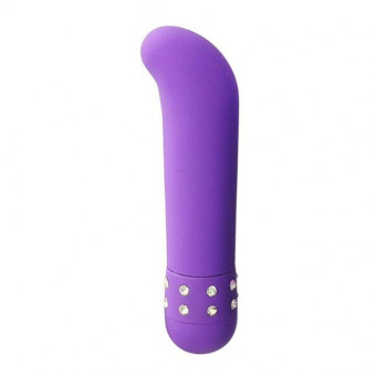 Фиолетовый вибратор Blair - 12,5 см., Lexy