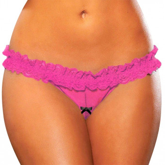 Пленительные розовые трусики-танга, Hustler Lingerie