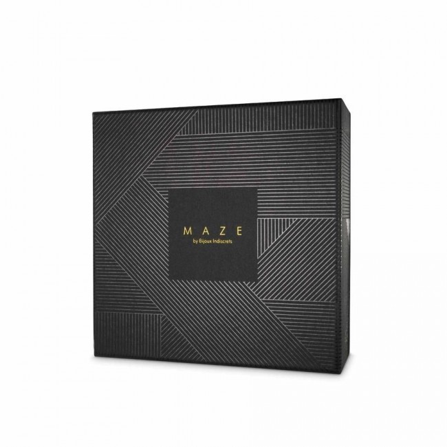 Чёрная упряжь с крестом на спинке MAZE X HARNESS, Bijoux Indiscrets Чёрная упряжь с крестом на спинке MAZE X HARNESS, Bijoux Indiscrets