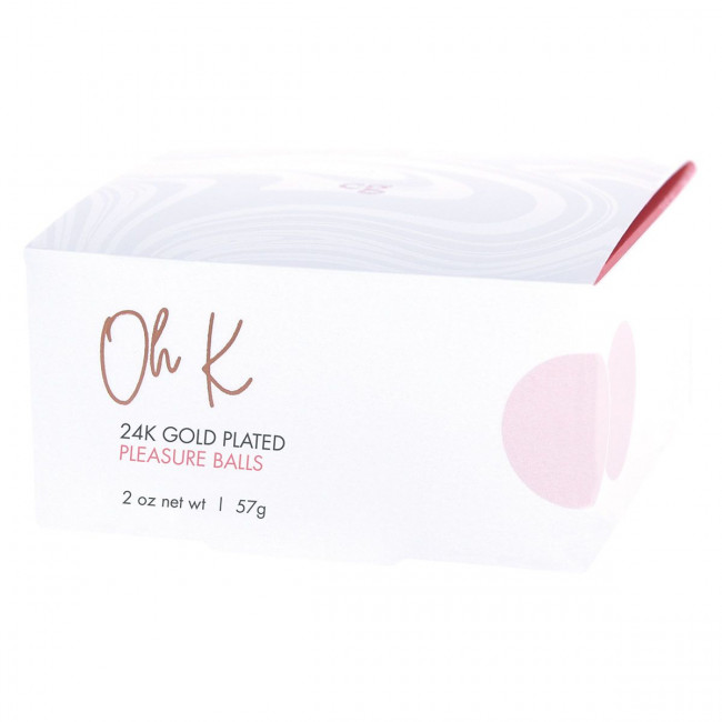 Вагинальные шарики 24К GOLD PLATED PLEASURE BALLS с золотым покрытием, CG Вагинальные шарики 24К GOLD PLATED PLEASURE BALLS с золотым покрытием, CG