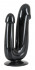 Чёрный анально-вагинальный фаллоимитатор Duo Dildo - 17,5 см., Orion Чёрный анально-вагинальный фаллоимитатор Duo Dildo - 17,5 см., Orion