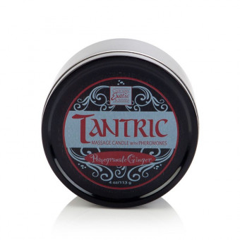 Массажная свеча с ароматом граната и имбиря Tantric Soy Pomegranate Ginger, California Exotic Novelties