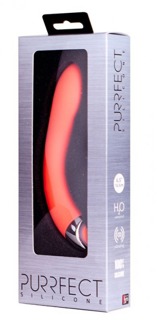 Оранжевый гладкий G-вибратор из силикона PURRFECT SILICONE G-SPOT VIBRATOR - 17,7 см., Dream Toys Оранжевый гладкий G-вибратор из силикона PURRFECT SILICONE G-SPOT VIBRATOR - 17,7 см., Dream Toys