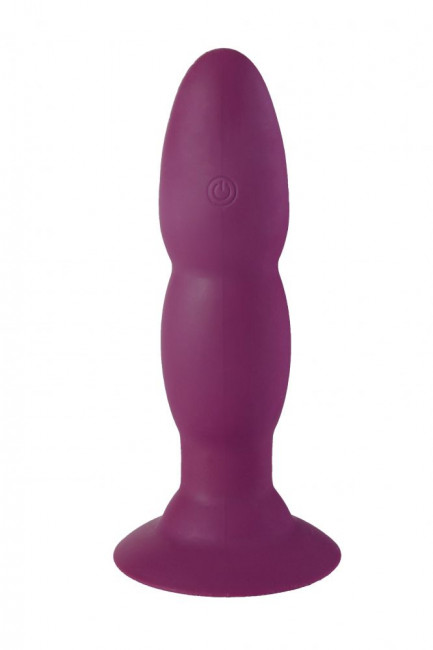 Фиолетовый анальный стимулятор Tornado Back Door - 14 см., Lola toys