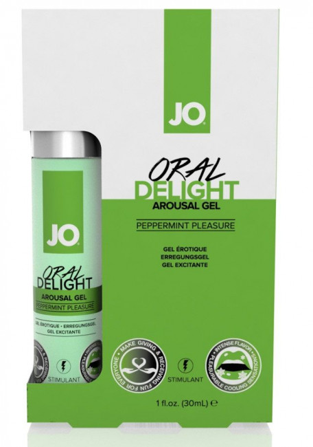 Ментоловый лубрикант для оральных ласк Oral Delight Peppermint Pleasure - 30 мл., System JO