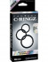 Набор из трех черных эрекционных колец Silicone 3-Ring Stamina Set, Pipedream