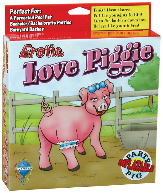Эротическая надувная свинка Erotic Love Piggie Blow-Up, Pipedream