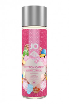 Смазка на водной основе Candy Shop Cotton Candy с ароматом сладкой ваты - 60 мл., System JO