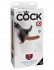 Кофейный страпон на виниловых трусиках Strap-on Harness Cock - 17,8 см., Pipedream Кофейный страпон на виниловых трусиках Strap-on Harness Cock - 17,8 см., Pipedream