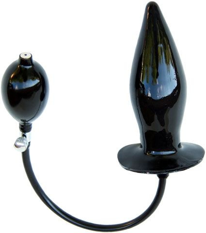 Надувная анальная пробка Inflatable Butt Plug XL - 14 см., Mister B