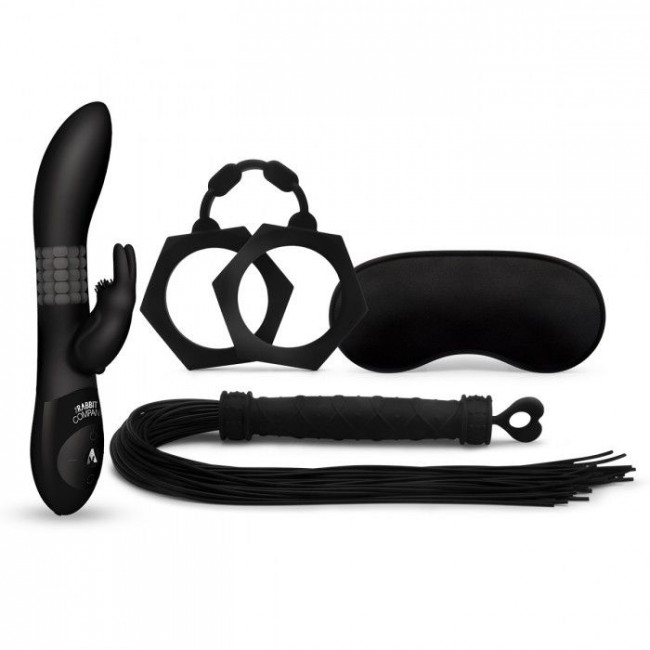 Игровой набор S & M BONDAGE в чёрном цвете, The Rabbit Company