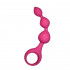 Розовая анальная цепочка TRIBALL PINK - 15 см., Adrien Lastic Розовая анальная цепочка TRIBALL PINK - 15 см., Adrien Lastic