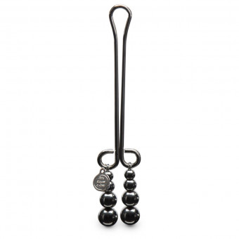 Зажим для клитора с бусинами Just Sensation Beaded Clitoral Clamp, Fifty Shades of Grey