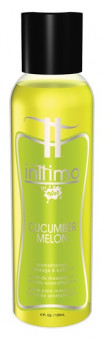 Масло для массажа Inttimo Cucumber Melon с ароматом огурчика и дыни - 120 мл., Wet International Inc.
