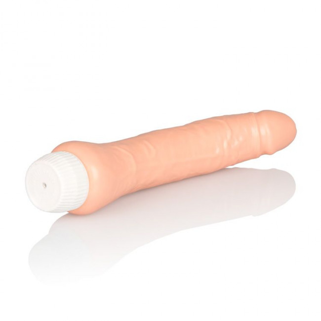 Телесный вибратор Hygienically Superior Vibes Long John - 22 см., California Exotic Novelties