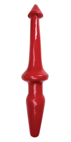 Красный двусторонний фаллос Lil Devil - 24 см., Dream Toys Красный двусторонний фаллос Lil Devil - 24 см., Dream Toys