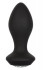 Черная анальная пробка с вибрацией и кристаллом Power Gem Vibrating Crystal Probe - 10,75 см., California Exotic Novelties
