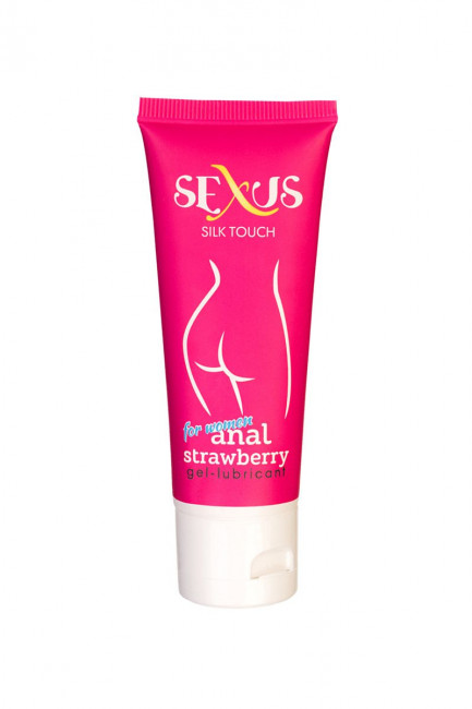 Анальный гель для женщин с ароматом клубники Silk Touch Strawberry Anal - 50 мл., Sexus Анальный гель для женщин с ароматом клубники Silk Touch Strawberry Anal - 50 мл., Sexus