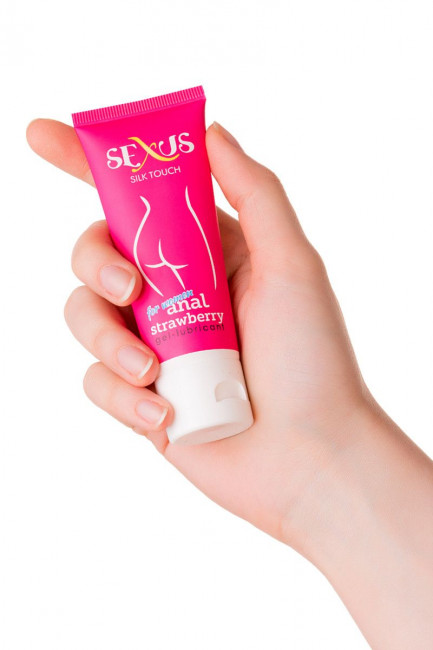 Анальный гель для женщин с ароматом клубники Silk Touch Strawberry Anal - 50 мл., Sexus Анальный гель для женщин с ароматом клубники Silk Touch Strawberry Anal - 50 мл., Sexus
