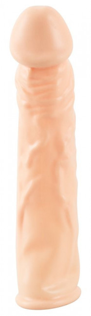 Телесная насадка-удлинитель Silicone Extension - 19 см., Orion