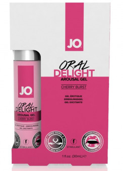 Вишневый лубрикант для оральных ласк Oral Delight Cherry Burst - 30 мл., System JO