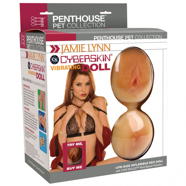 Секс-кукла с вибрирующей вагиной и анусом Jamie Lynn CyberSkin Vibrating Doll with Pussy & Ass, Topco Sales Секс-кукла с вибрирующей вагиной и анусом Jamie Lynn CyberSkin Vibrating Doll with Pussy & Ass, Topco Sales