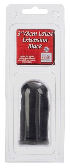 Черный гладкий удлинитель + 7 см., California Exotic Novelties Черный гладкий удлинитель + 7 см., California Exotic Novelties