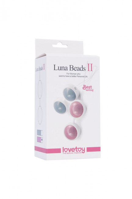 Голубые вагинальные шарики Luna Beards II, Lovetoy Голубые вагинальные шарики Luna Beards II, Lovetoy