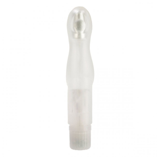 Белый вибромассажер White Satin Pearl - 15 см., California Exotic Novelties Белый вибромассажер White Satin Pearl - 15 см., California Exotic Novelties