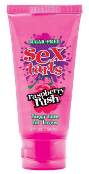 Оральный лубрикант Sex Tarts Lube Raspberry Rush с ароматом малины - 59 мл., Topco Sales