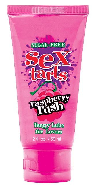 Оральный лубрикант Sex Tarts Lube Raspberry Rush с ароматом малины - 59 мл., Topco Sales