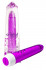 Лиловый вибромассажер Cristal 6x Amethyst - 18 см., Topco Sales Лиловый вибромассажер Cristal 6x Amethyst - 18 см., Topco Sales