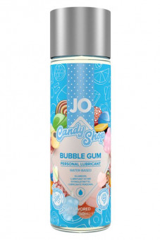 Смазка на водной основе Candy Shop Bubblegum с ароматом жвачки - 60 мл., System JO