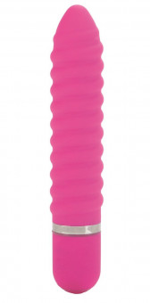 Розовый вибромассажер 10-Function Charisma Twisty - 19,75 см., California Exotic Novelties