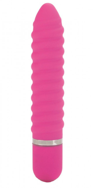 Розовый вибромассажер 10-Function Charisma Twisty - 19,75 см., California Exotic Novelties