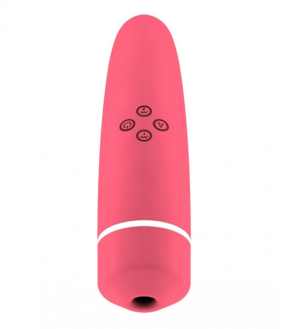 Розовый вакуумный клиторальный вибромассажер Personal vibrator HIKY, Shots Media BV